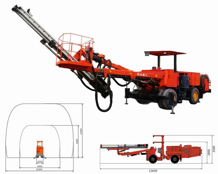 YZ-1100-420輪式錨桿臺車 YZ-1100-420輪式錨桿臺車